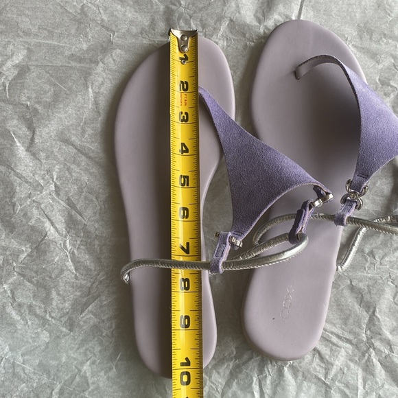 COX Leather/Suede Sandals Lavender Color NWOT - Picture 11 of 11